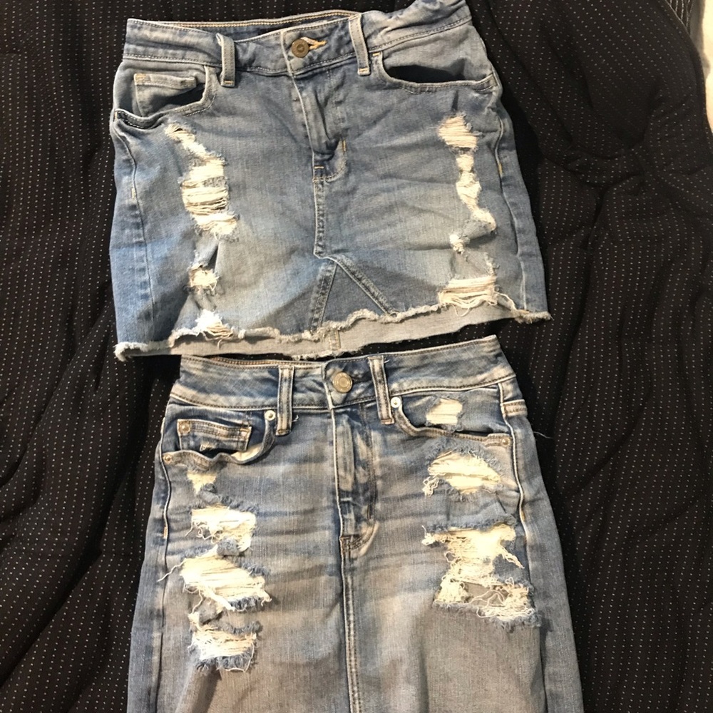Hollister and American eagle skirt bundle!!